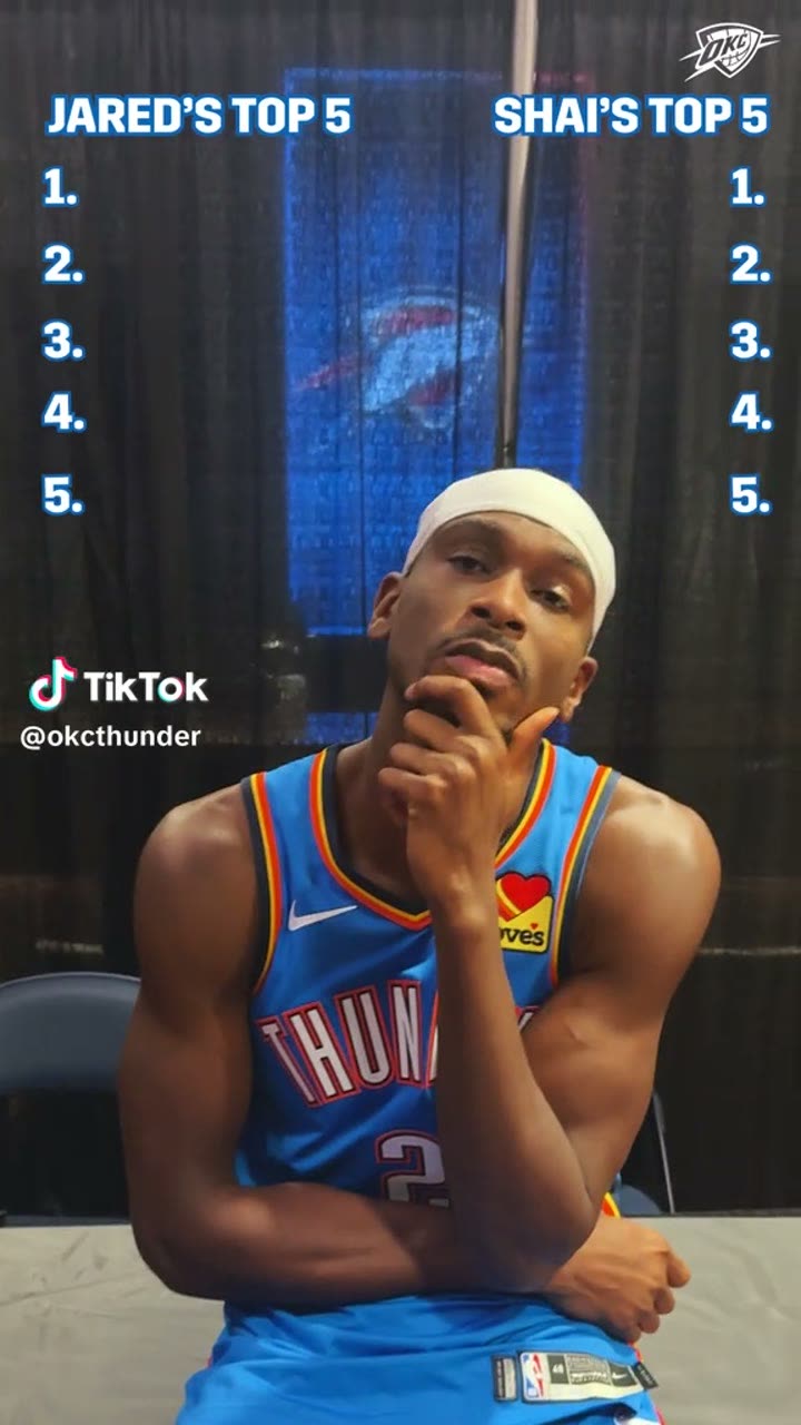 Oklahoma City Thunder post on TikTok