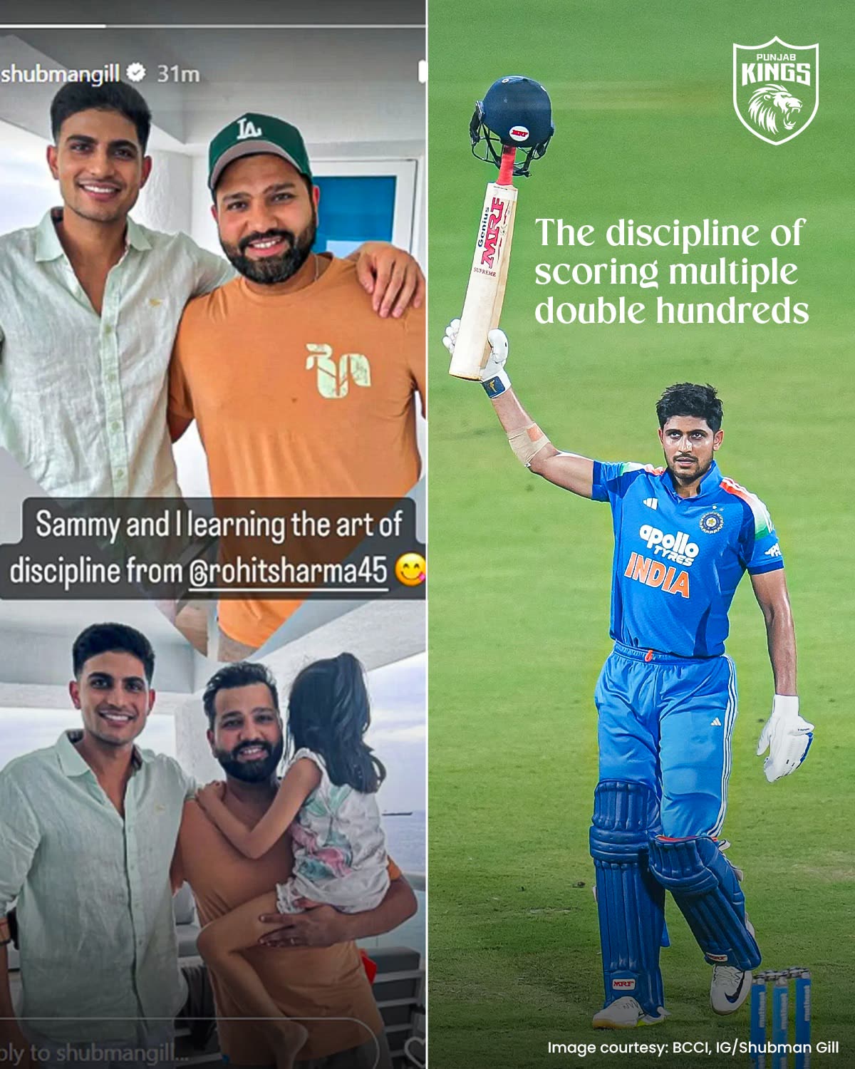 Punjab Kings post on Instagram