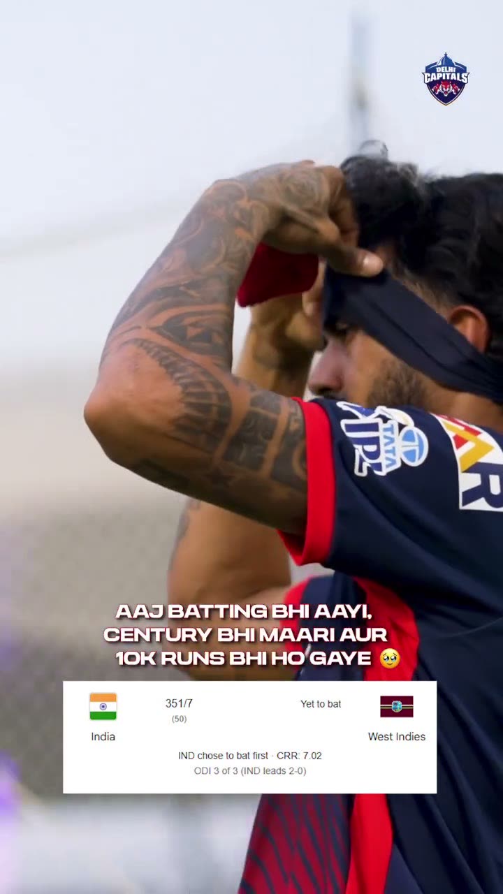 Delhi Capitals post on Instagram